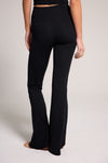 High-Waist Luxe Flare Legging - Black