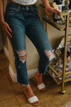 CLASSIC RISE CROPPED JEANS - VINTAGE INDIGO