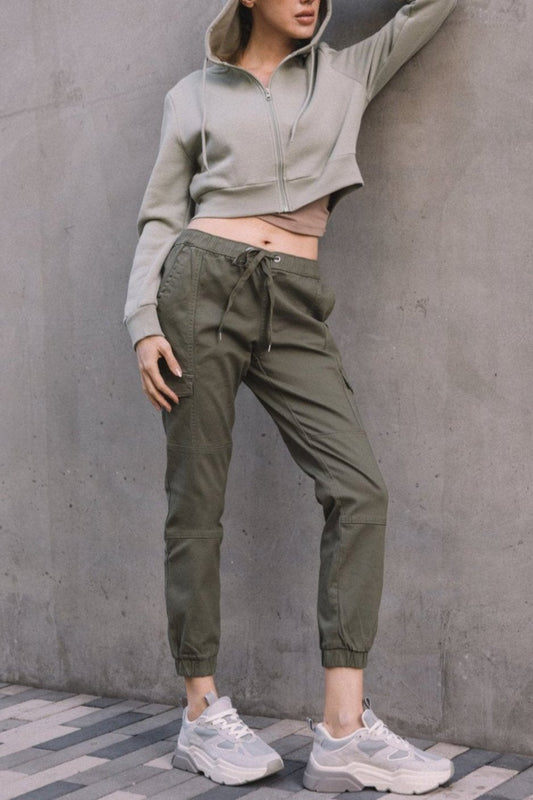 Cargo Utility Jogger - Olive Rinse