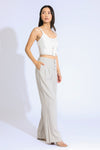 WIDE LEG BEACH PANT - OATMEAL