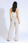 WIDE LEG BEACH PANT - OATMEAL