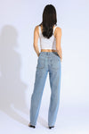 Stella High Rise 90's Straight Jeans - Indigo Medium