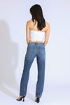 Bella Low Rise Straight Leg Jeans - Indigo Vintage