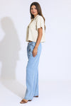 Taylor Wide Leg Trouser Jeans - Light Indigo