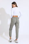 The Everyday Cargo Moto Jogger - Dusty Sage