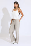 Classic Rise A-line Baggy Pant - Taupe