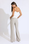 Classic Rise A-line Baggy Pant - Taupe