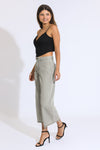 Marina Wide Leg Crop Pants - Dusty Sage