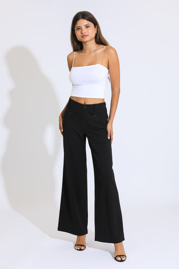 Vanessa High Rise Trousers - Black