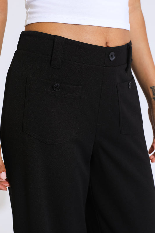 Vanessa High Rise Trousers - Black