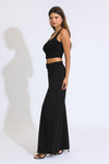 Carrie Extreme Wide Leg Trousers - Black