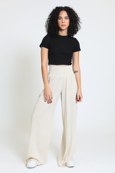 BOARDWALK WIDE LEG W/ UTILITY POCKETS - BLACK – Rewash Brand