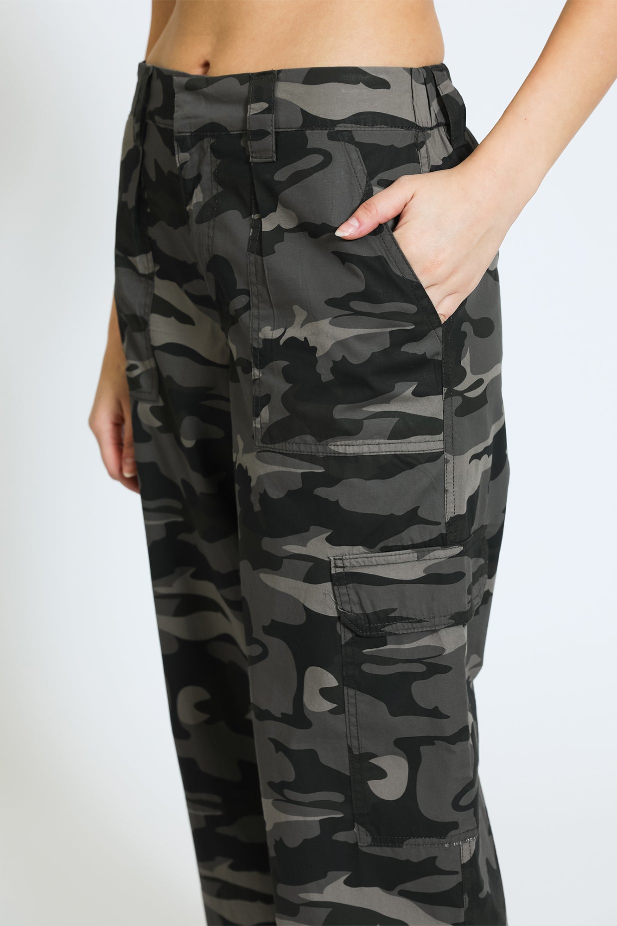 WIDE LEG Cargo Pant - OLIVE CAMO – Rewash Brand