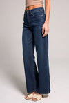 Super High Rise Wide Leg Jeans - Vintage Blue Black