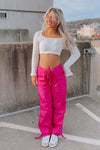 PARACHUTE PANT - HOT PINK